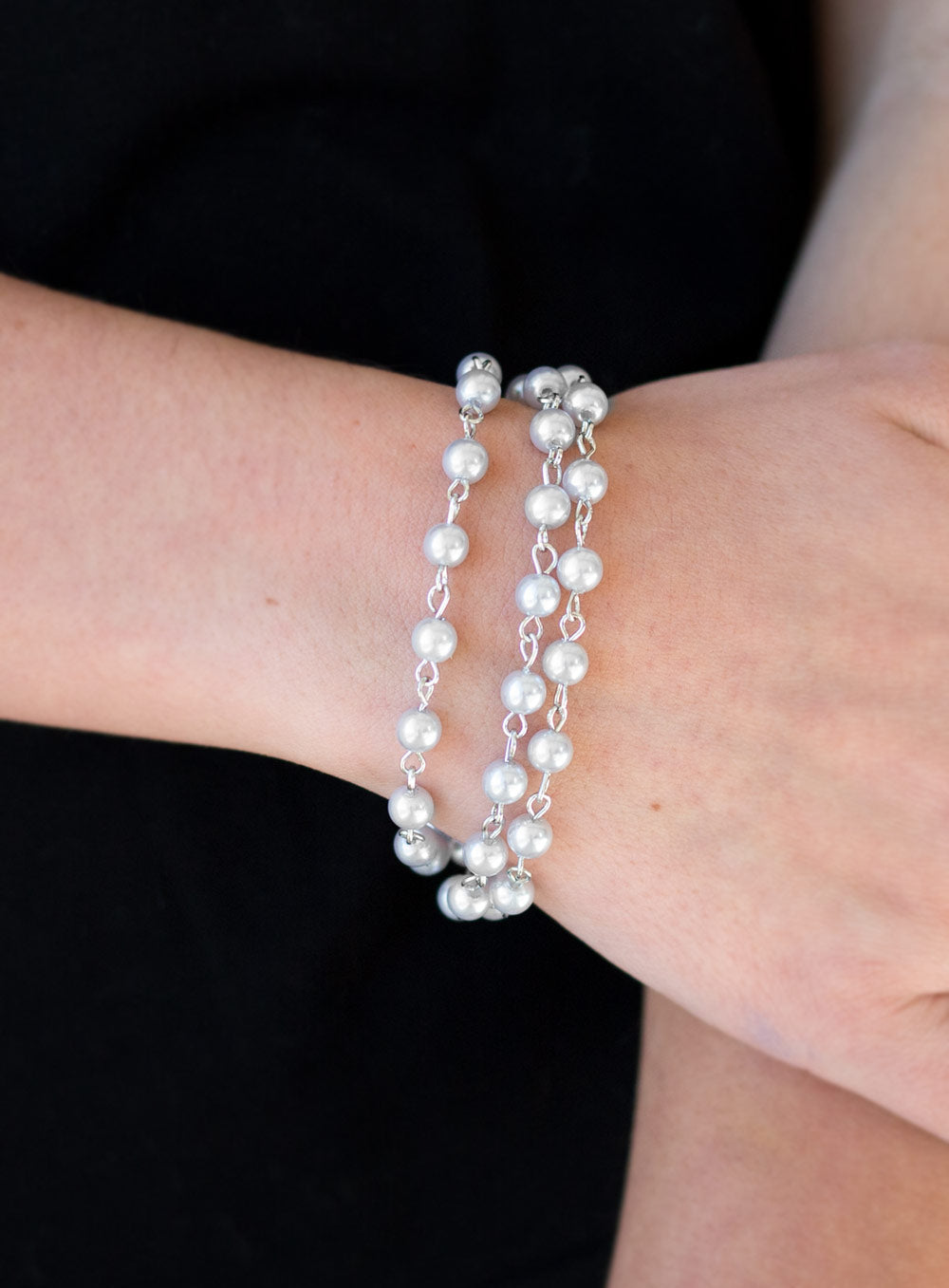 Paparazzi Bracelets - Stage Name - Silver