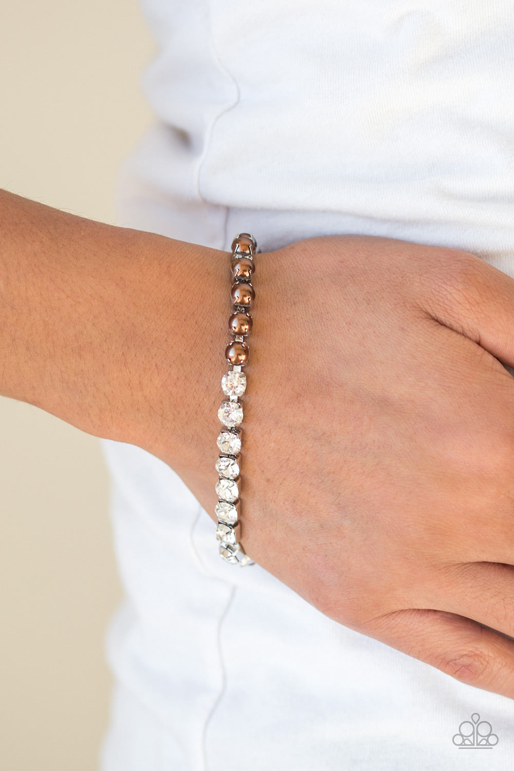 Paparazzi Bracelets - Out Like A SOCIALITE - Brown