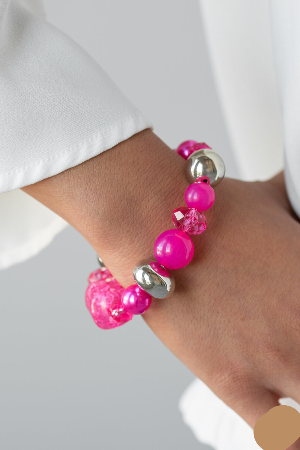 Paparazzi Bracelets - Ice Ice-Breaker - Pink