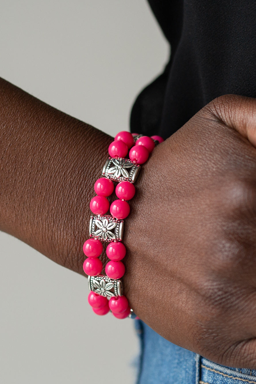 Paparazzi Bracelets - Daisy Debutante - Pink