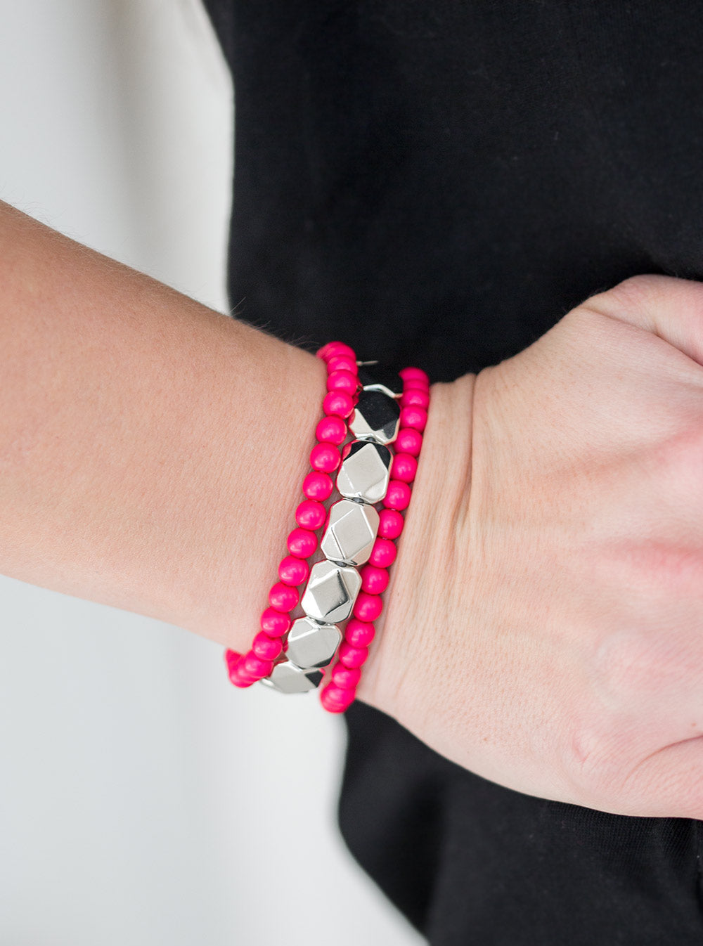 Paparazzi Bracelets- Fiesta Flavor - Pink