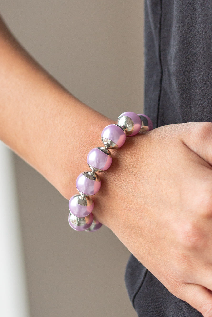 Paparazzi Bracelets - One Woman Show-Stopper - Purple