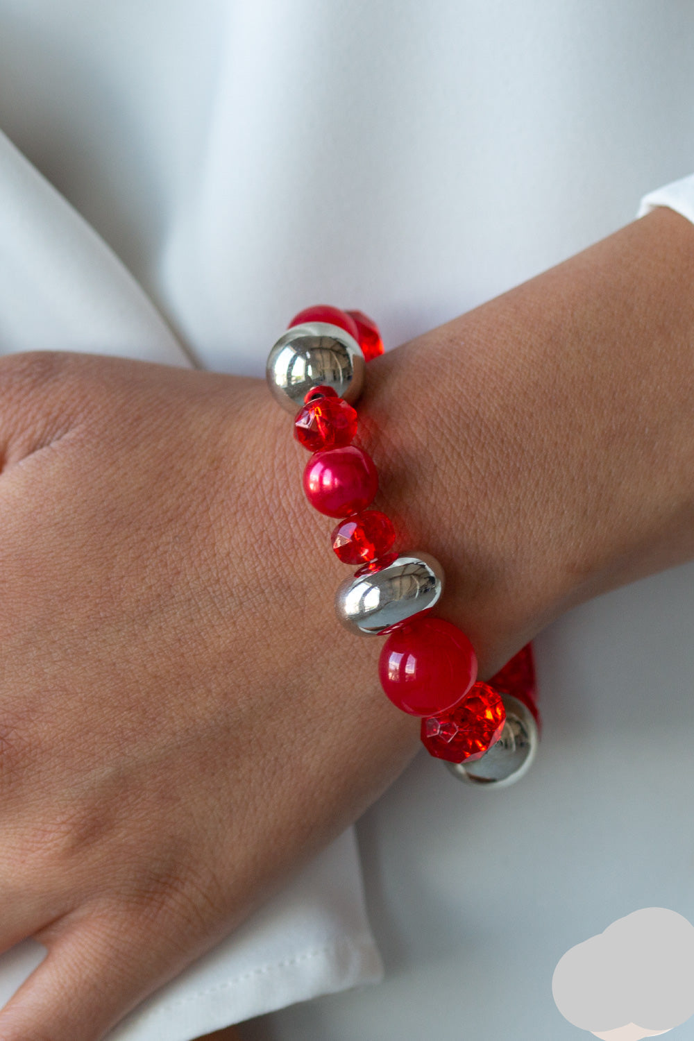 Paparazzi Bracelets - Ice Ice-Breaker - Red