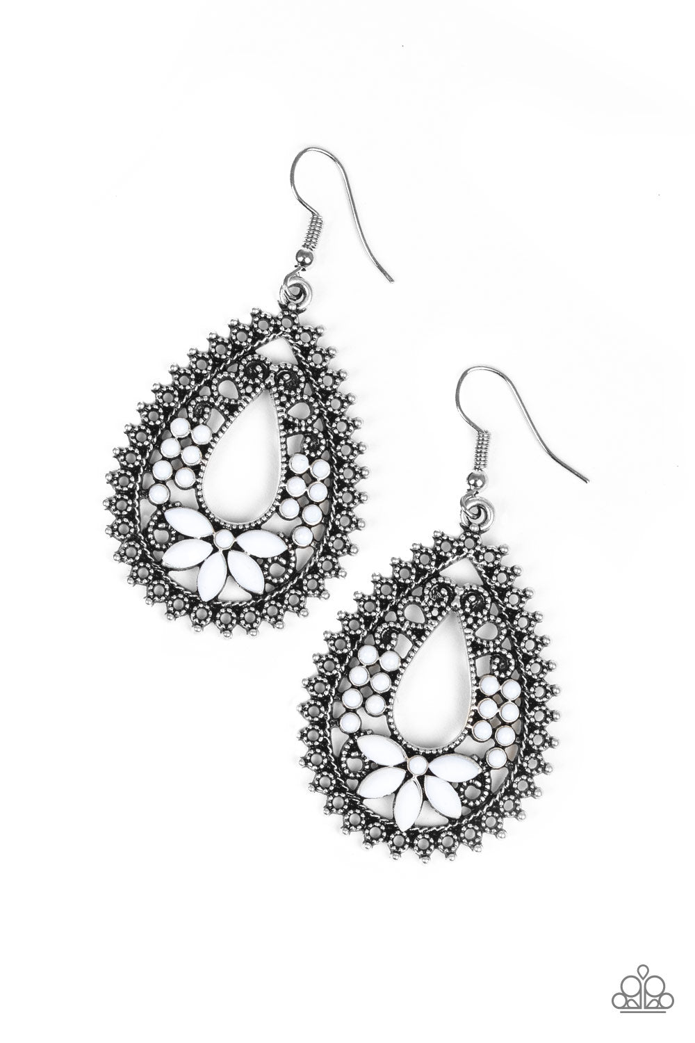 Paparazzi earring - Atta-GALA - White