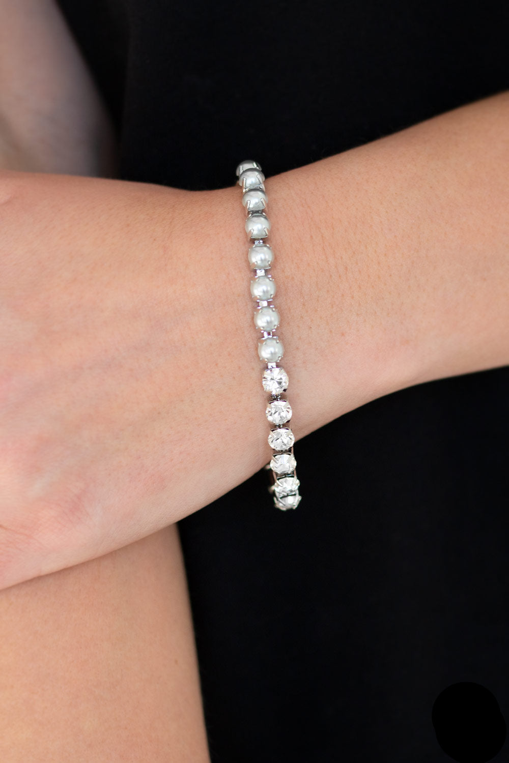 Paparazzi Bracelets - Out Like A SOCIALITE - Silver