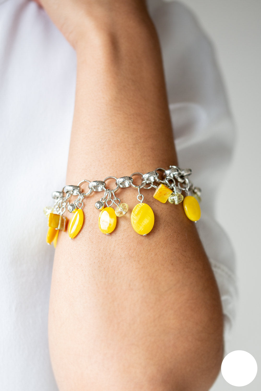 Paparazzi Bracelets - Seashore Sailing - Yellow