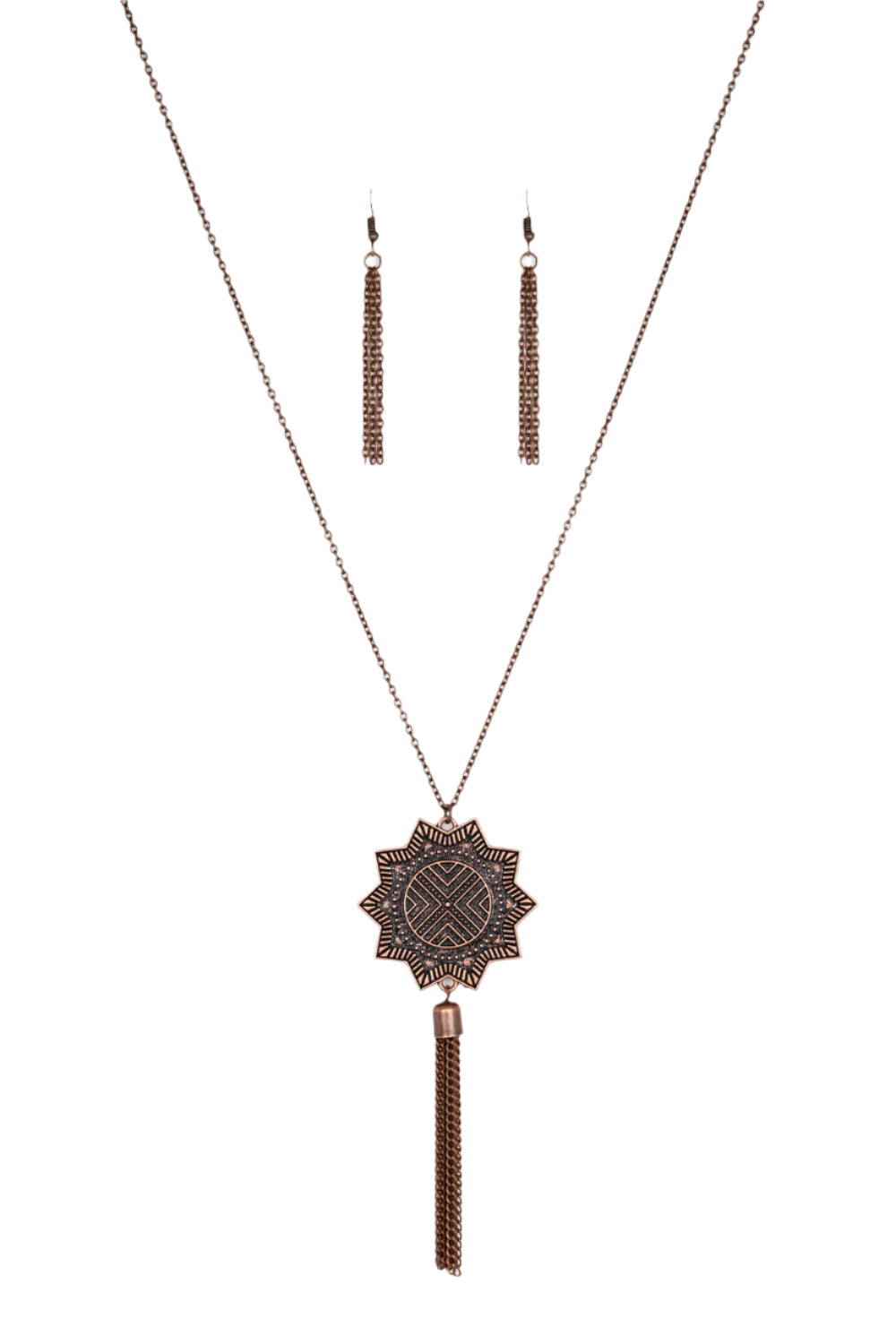 Paparazzi necklace - From Sunup To Sundown - Copper