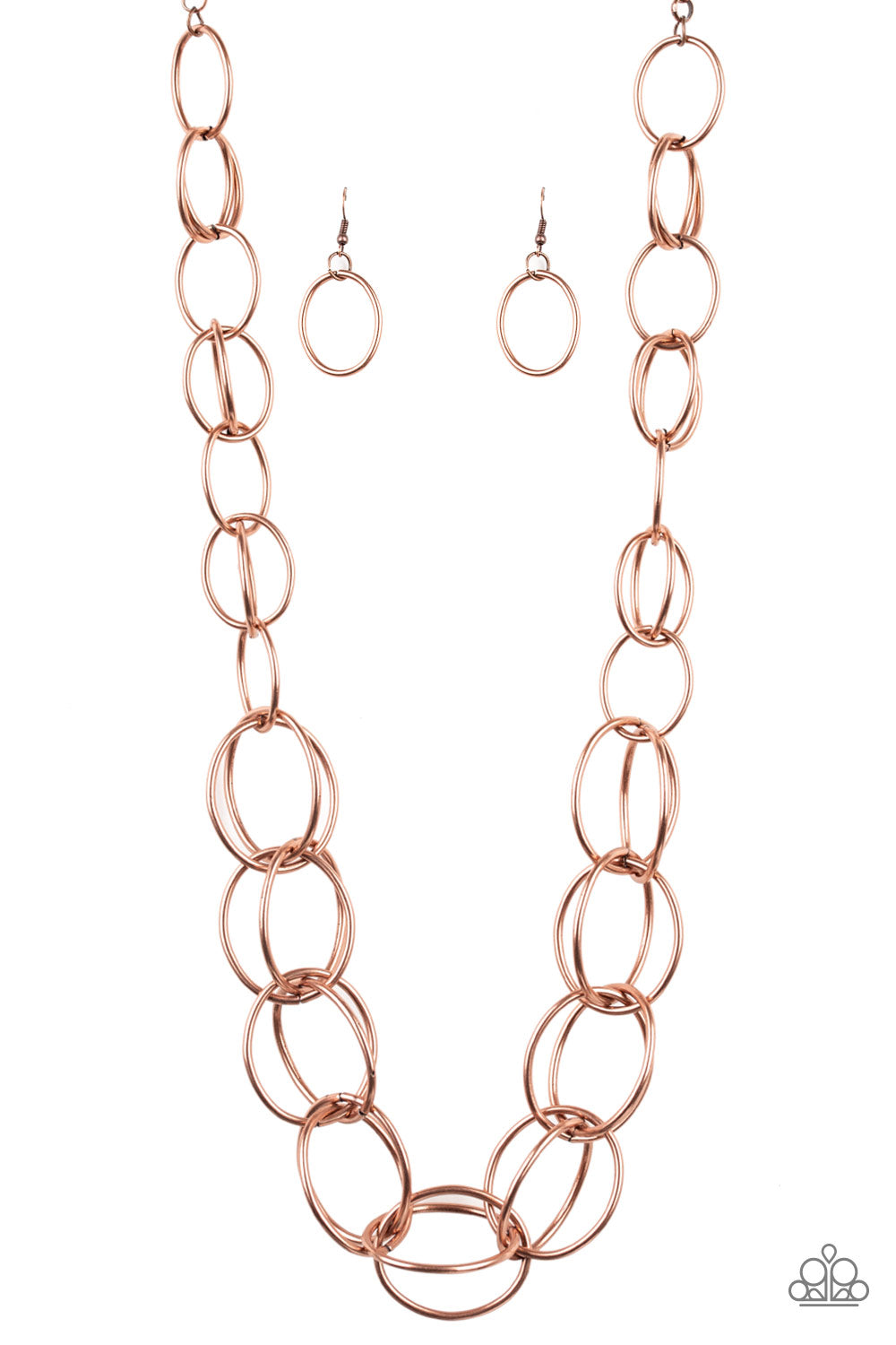 Paparazzi Necklaces - Elegantly Ensnared - Copper