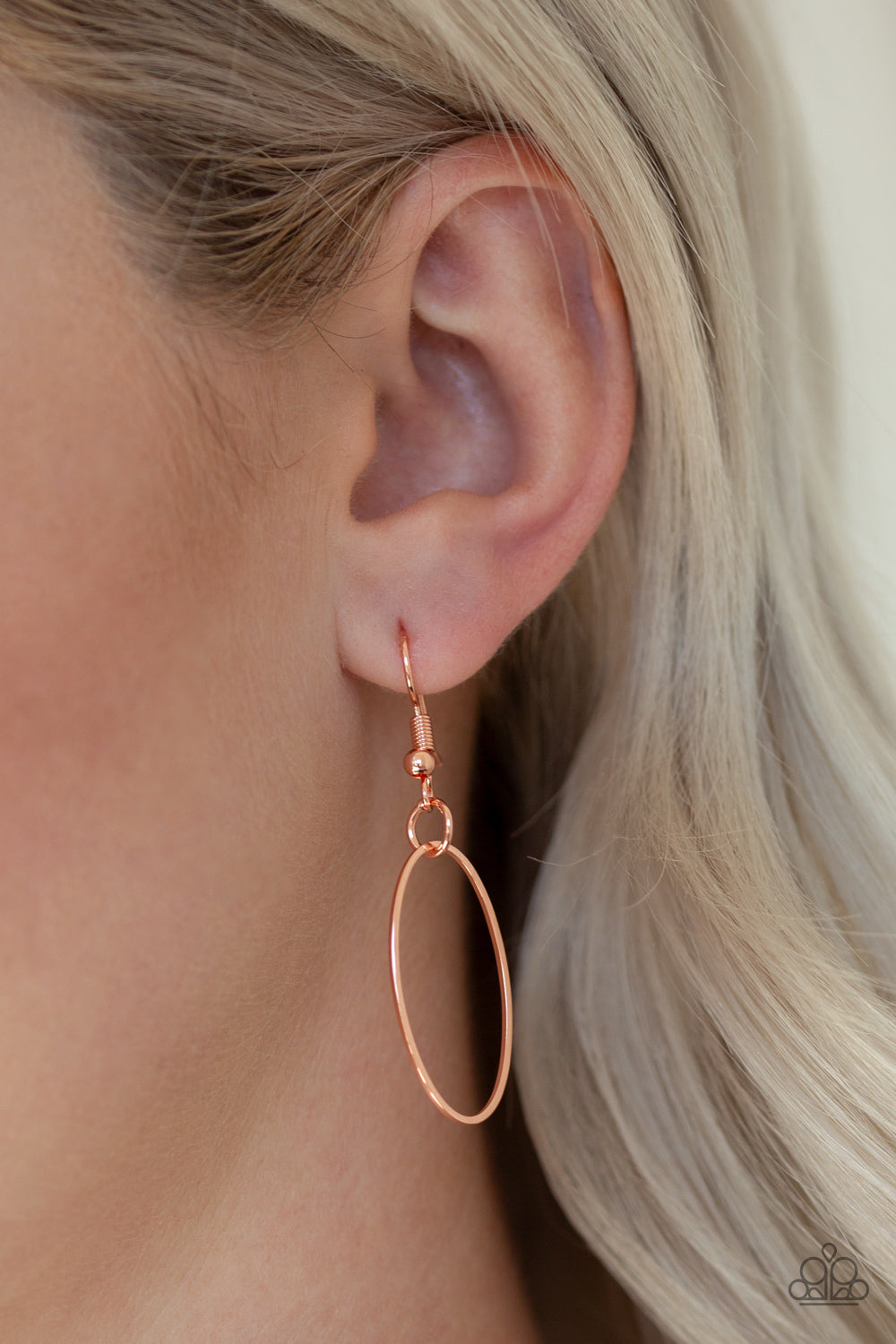 Paparazzi necklace - Fringe Finale - Copper