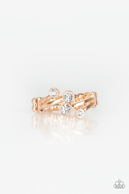 Paparazzi Rings - GLOWING Great Places - Rose Gold