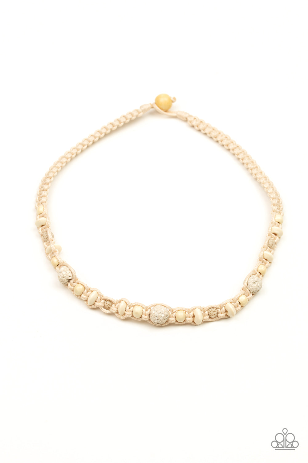 Paparazzi Urban Collection necklace - Shark Baiter - White