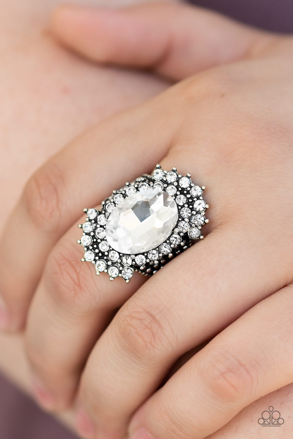 Paparazzi Rings - Him and HEIR - White