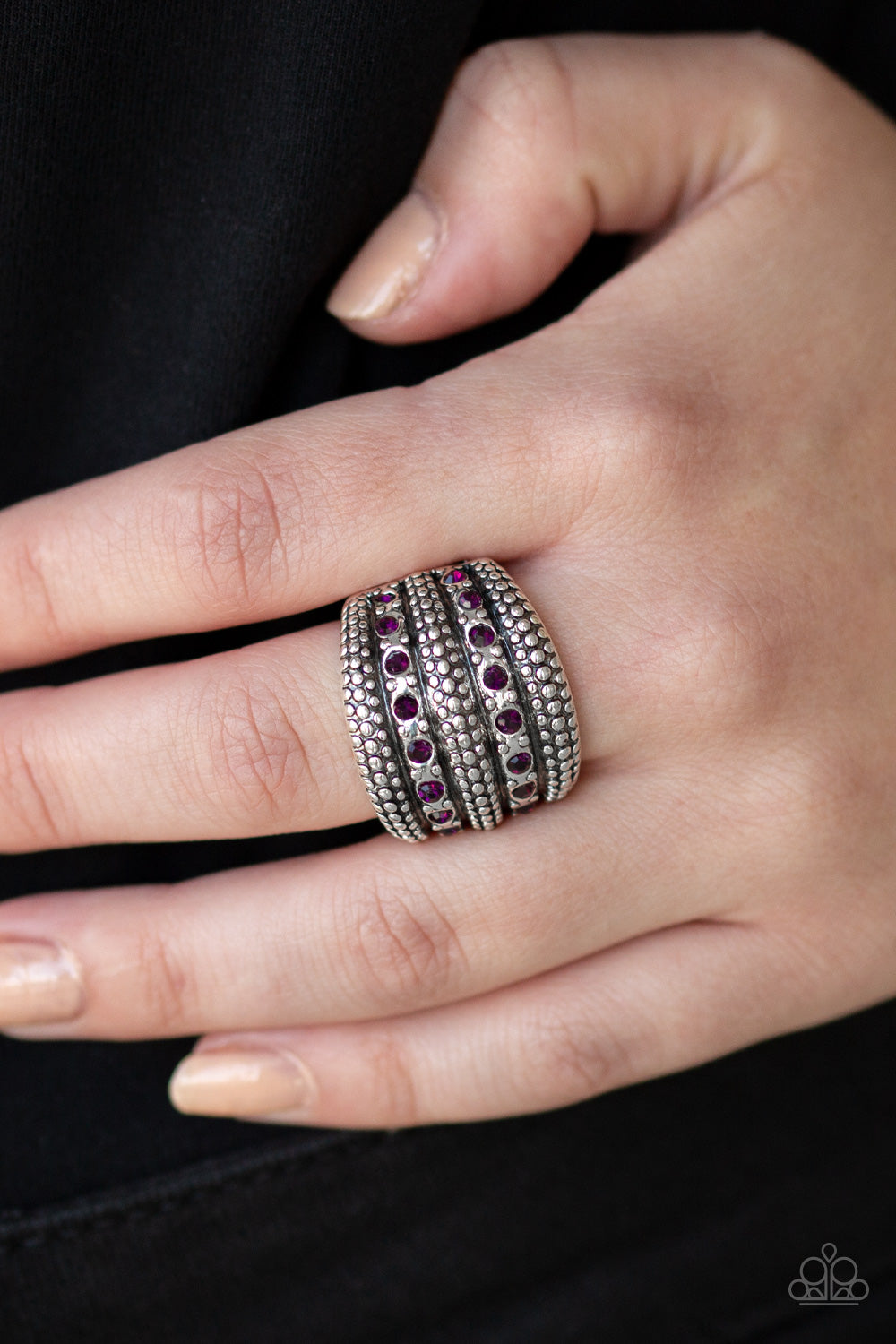 Paparazzi Rings - Girl Fight - Purple