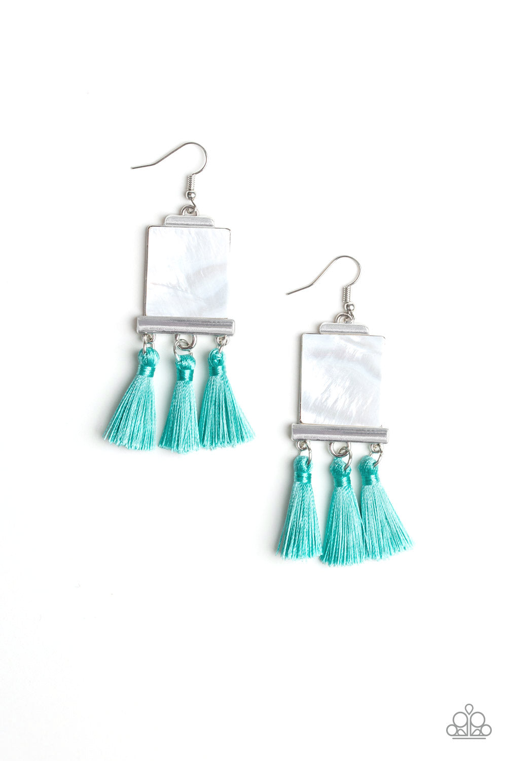 Paparazzi Earrings - Tassel Retreat - Blue