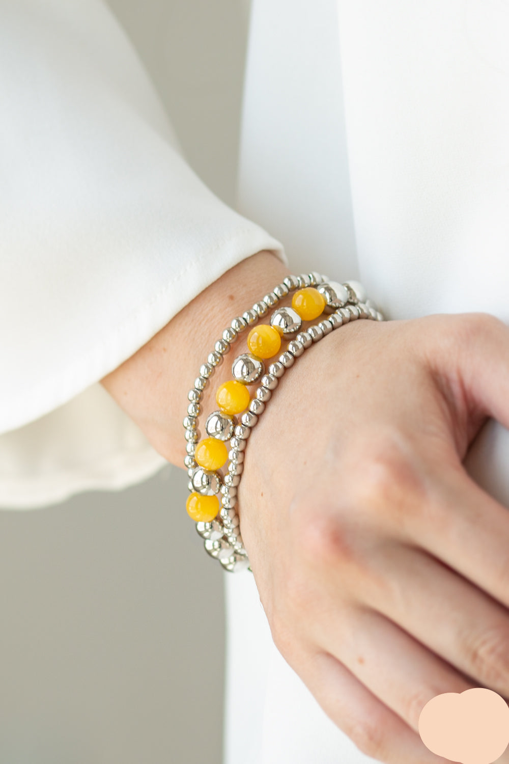 Paparazzi Bracelets - Go With The GLOW - Yellow