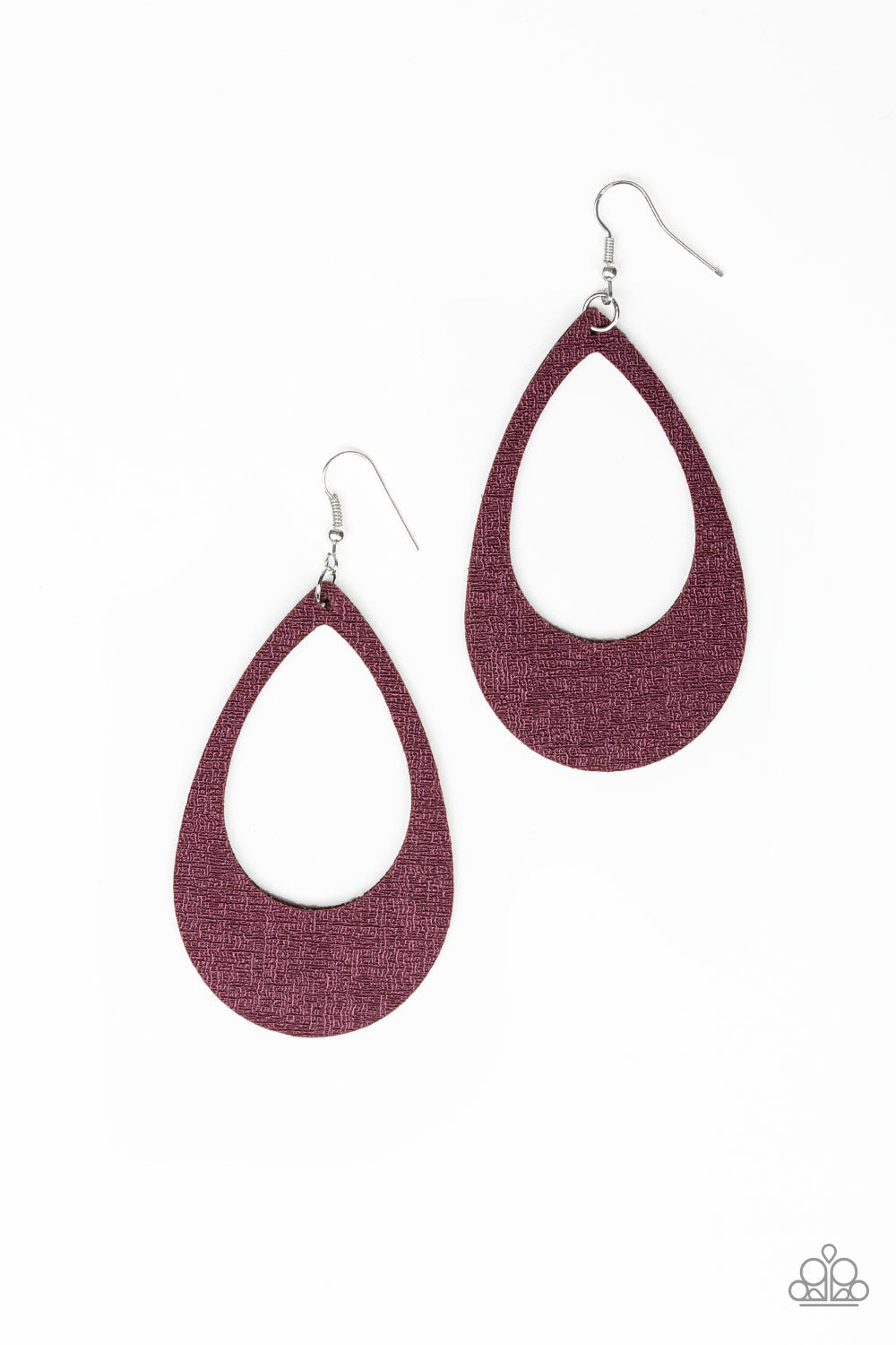 Paparazzi Earrings - What a Natural - Purple