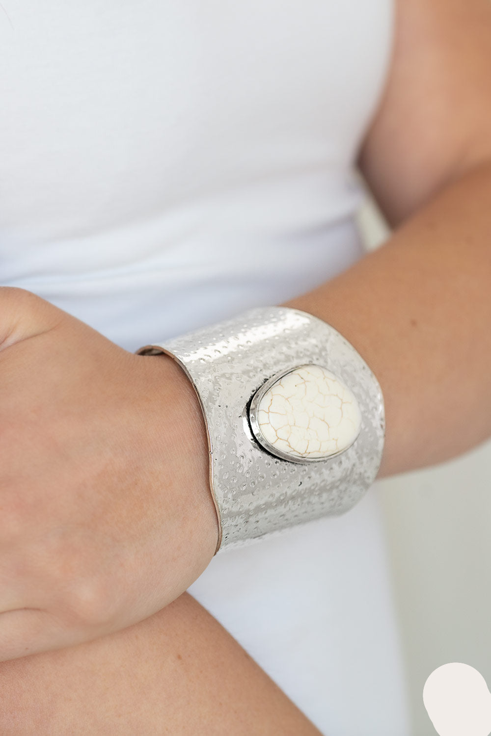 Paparazzi Bracelets - Casual Canyoneer - White