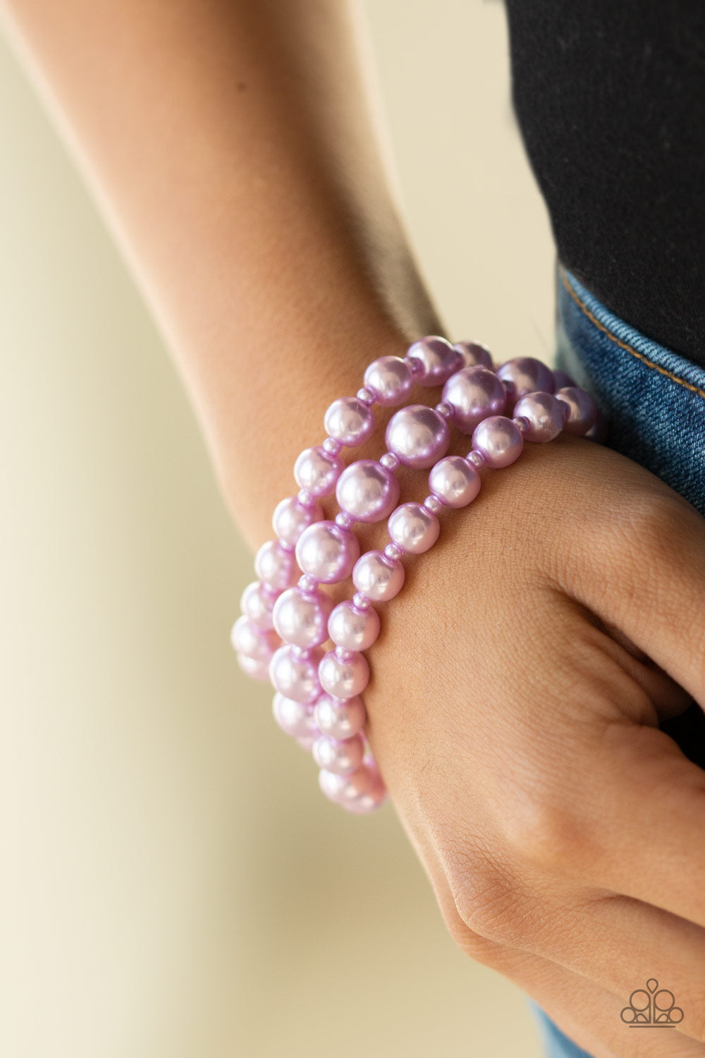 Paparazzi Bracelets - Total PEARL-fection - Purple