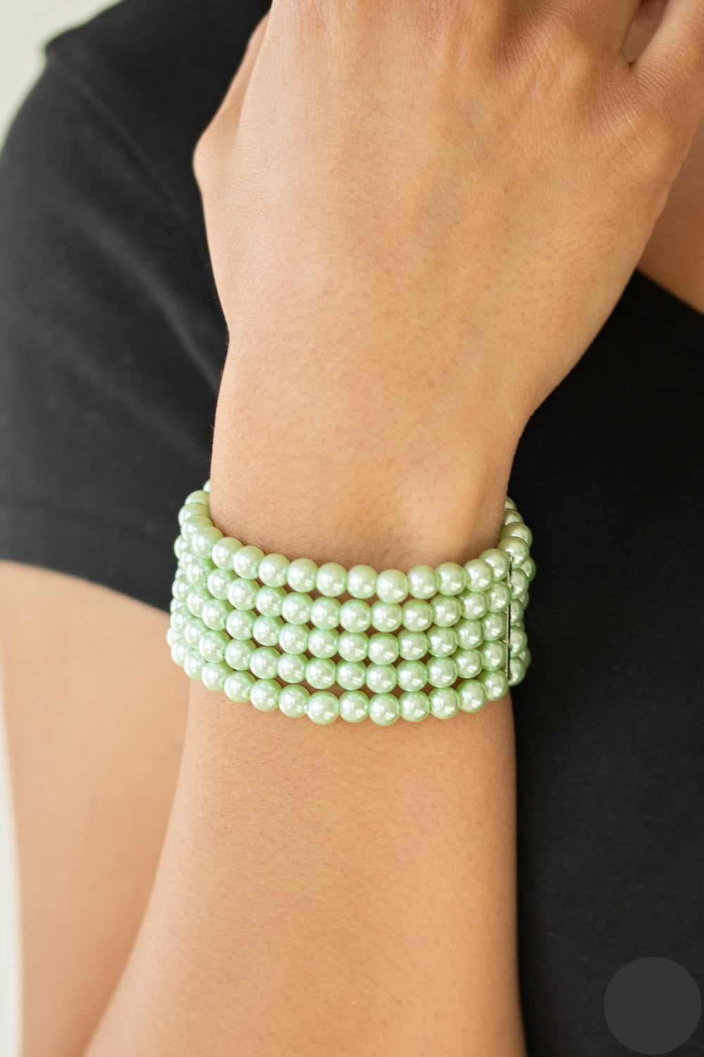 Paparazzi Bracelets - Pearl Bliss - Green