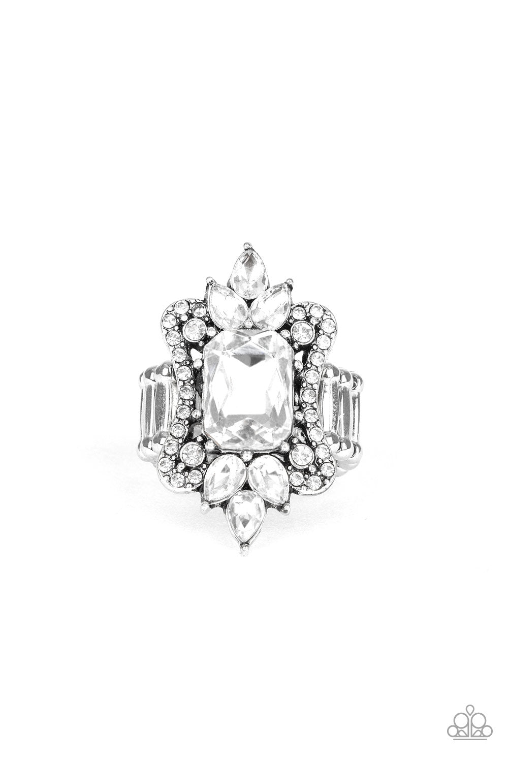 Paparazzi Rings - Things That Go Boom! - White