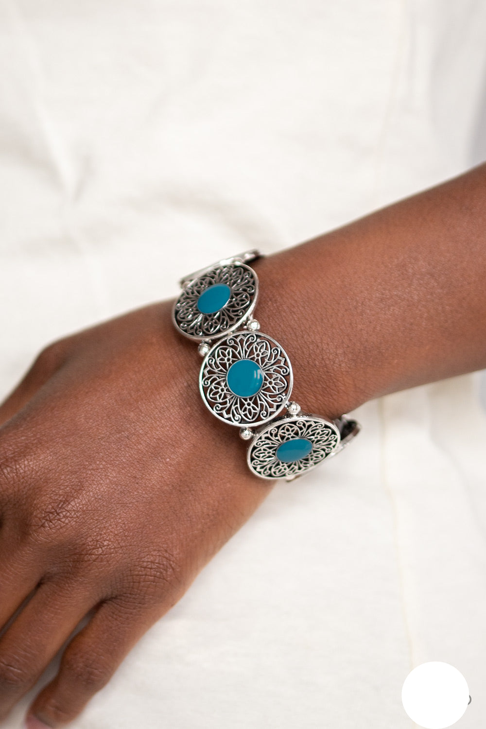 Paparazzi Bracelets - Painted Garden - Blue