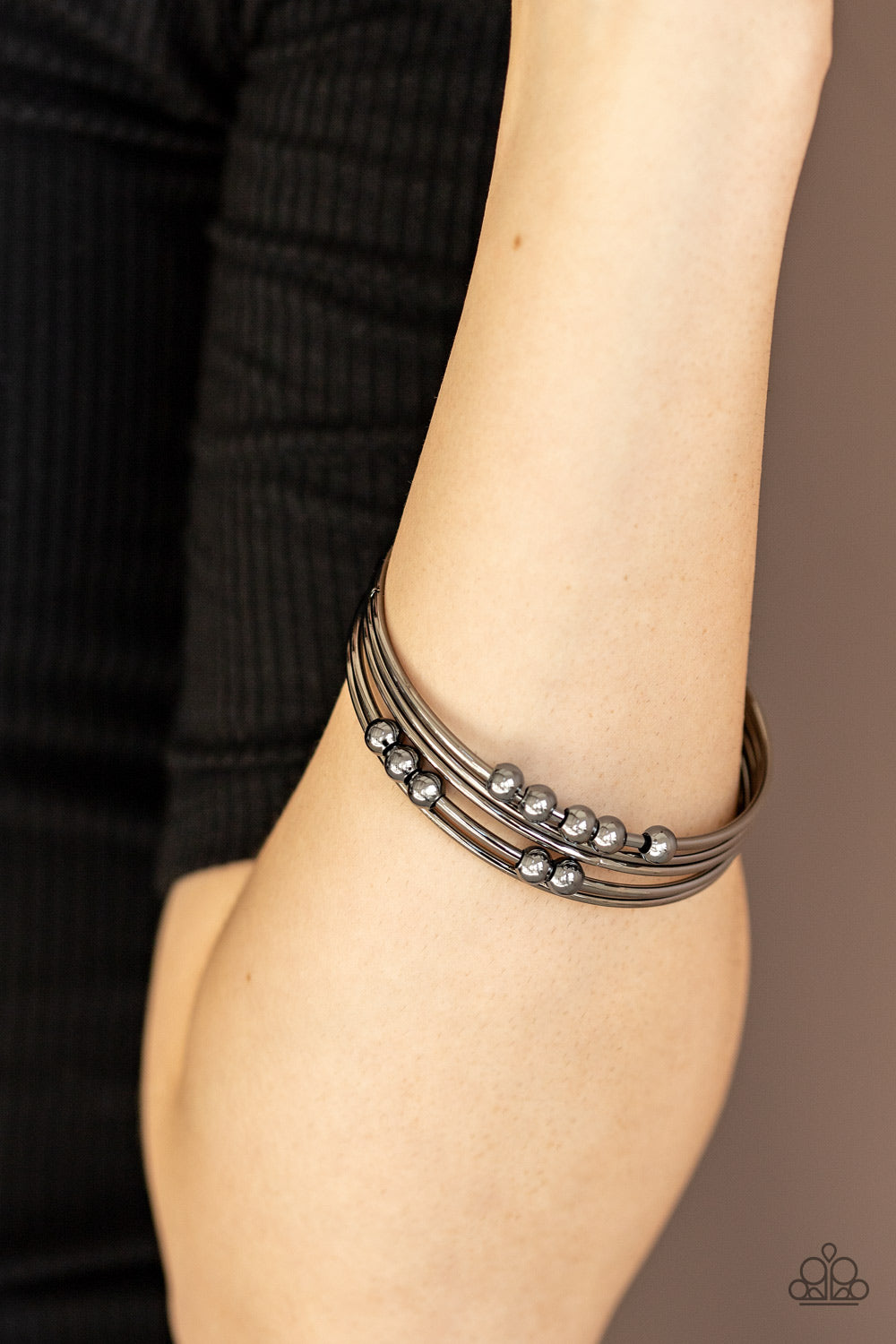 Paparazzi Bracelets - Stack Challenge - Black
