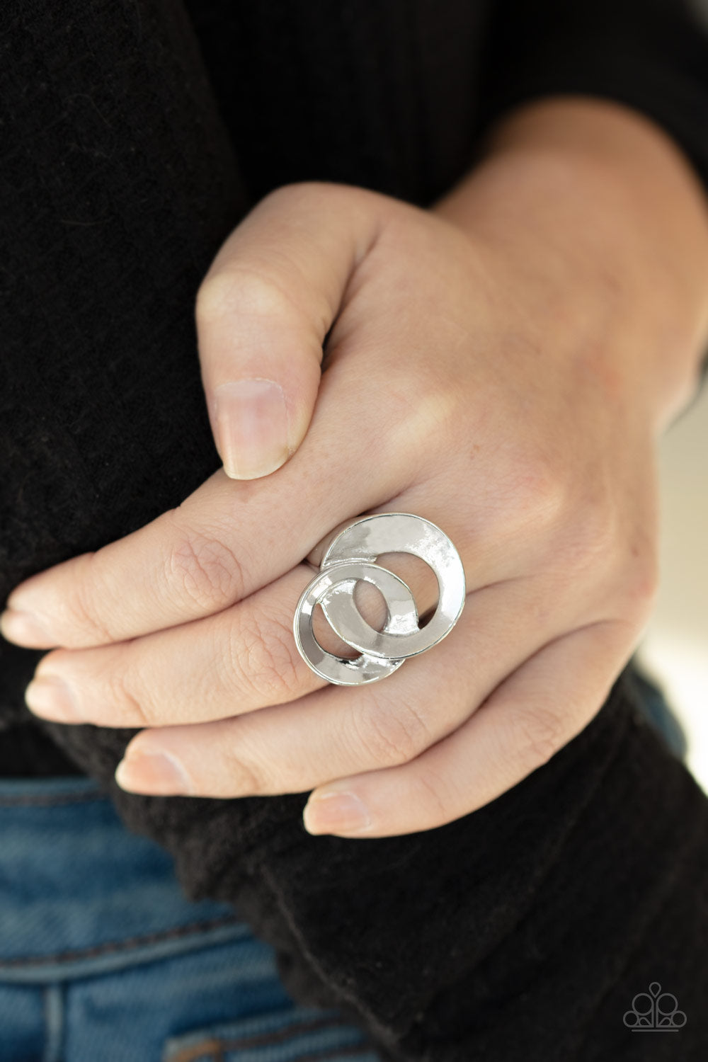 Paparazzi Rings - Pro Top Spin - Silver