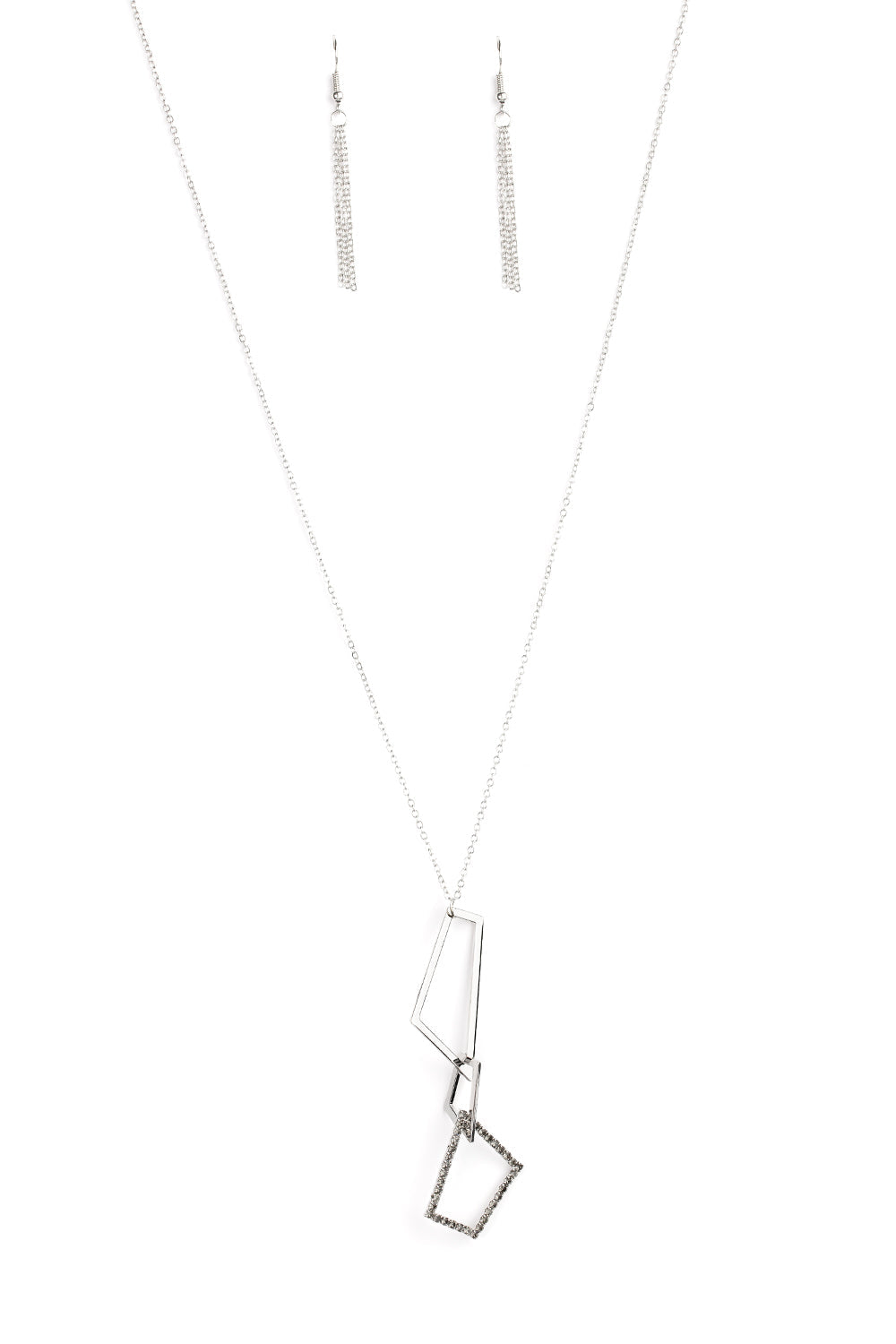 Paparazzi Necklaces - Shapely Silhouettes - Silver