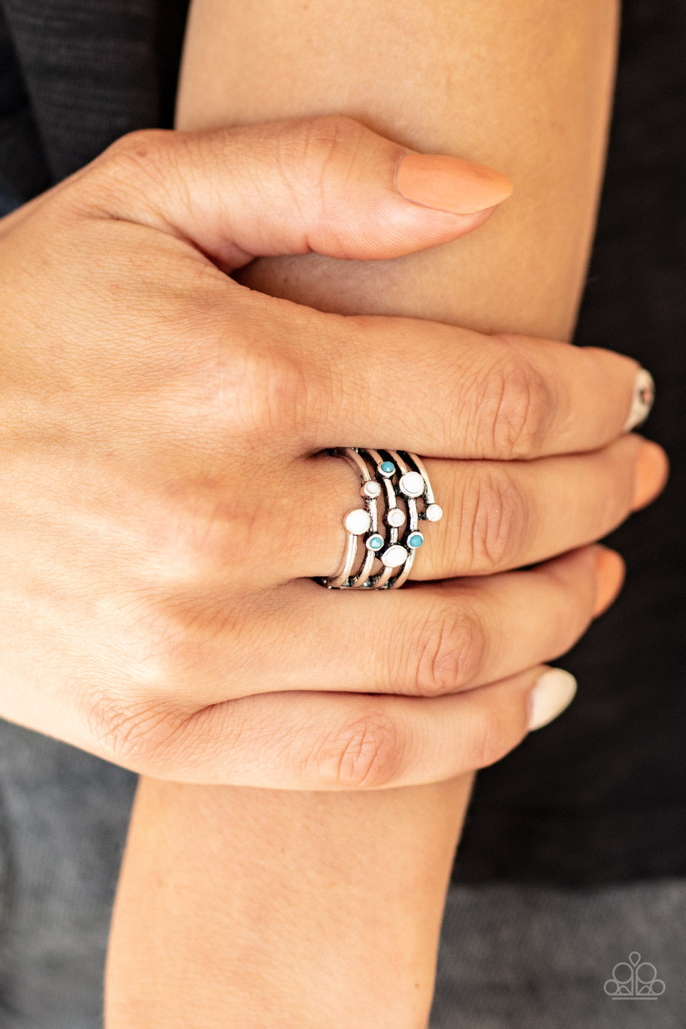 Paparazzi Rings - Saguaro Skies - White