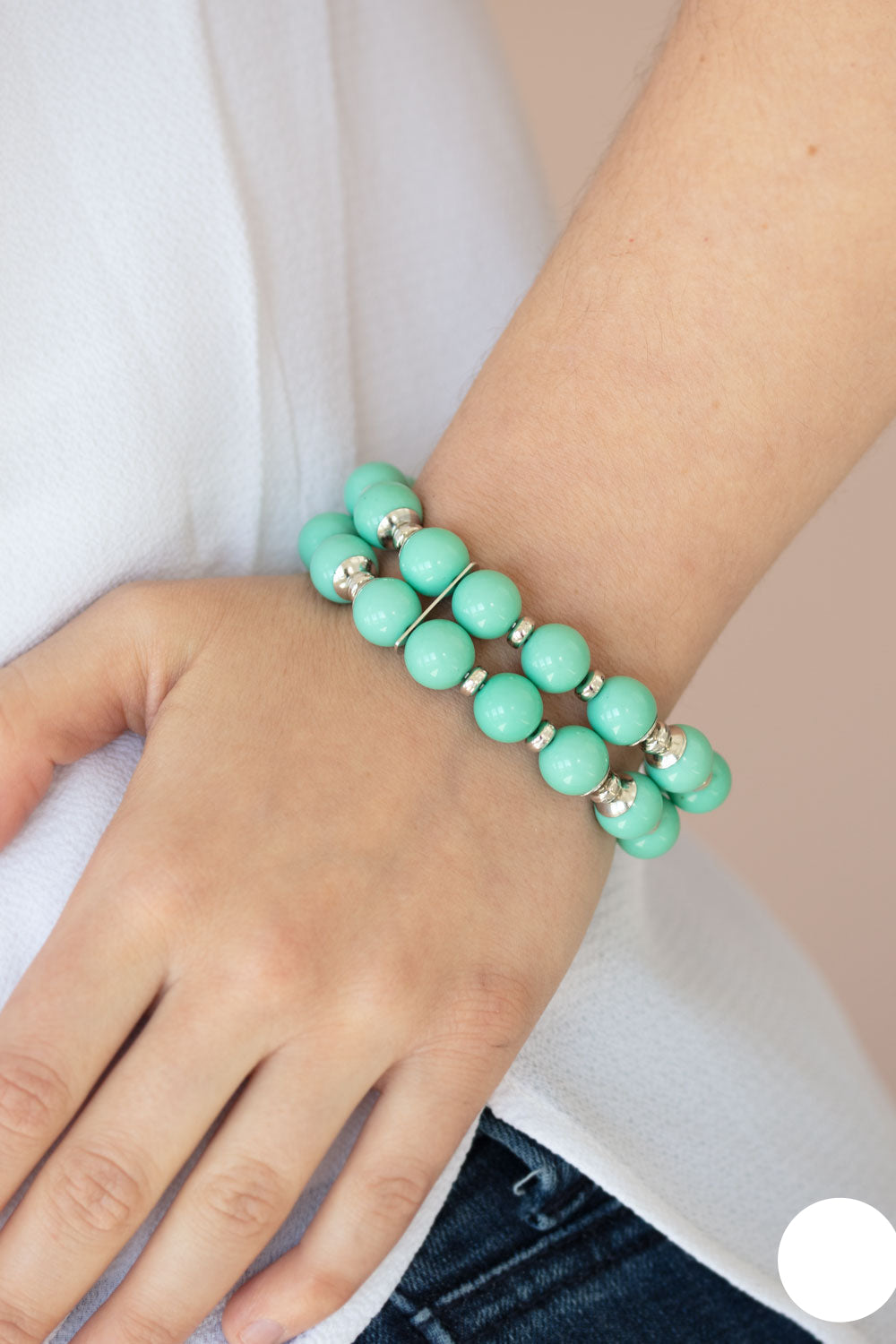 Paparazzi Bracelets - Bubble Blast Off - Green