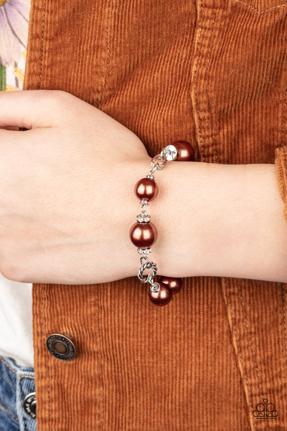 Paparazzi Bracelets - Boardroom Baller - Brown