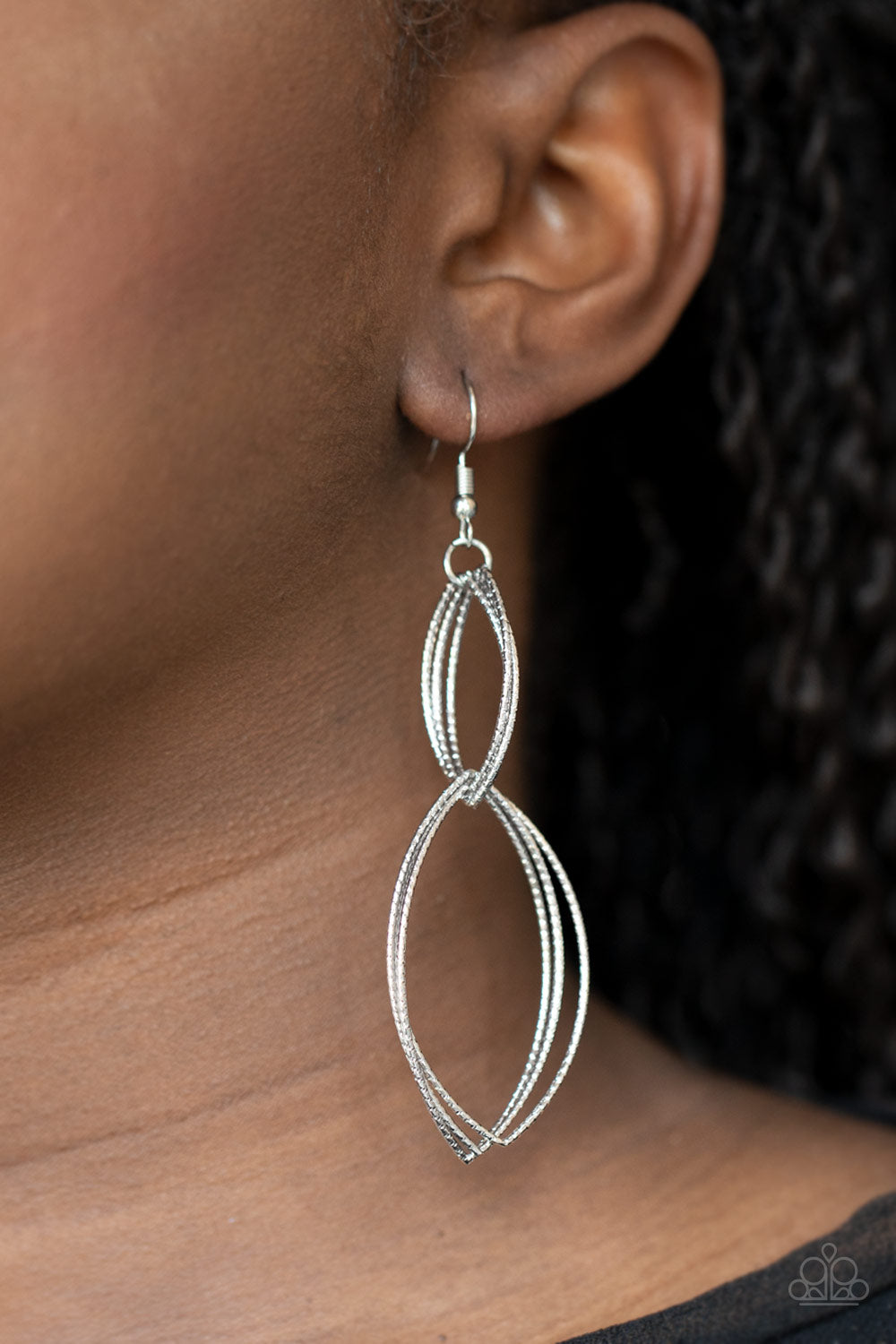Paparazzi Earrings - Endless Echo - Silver