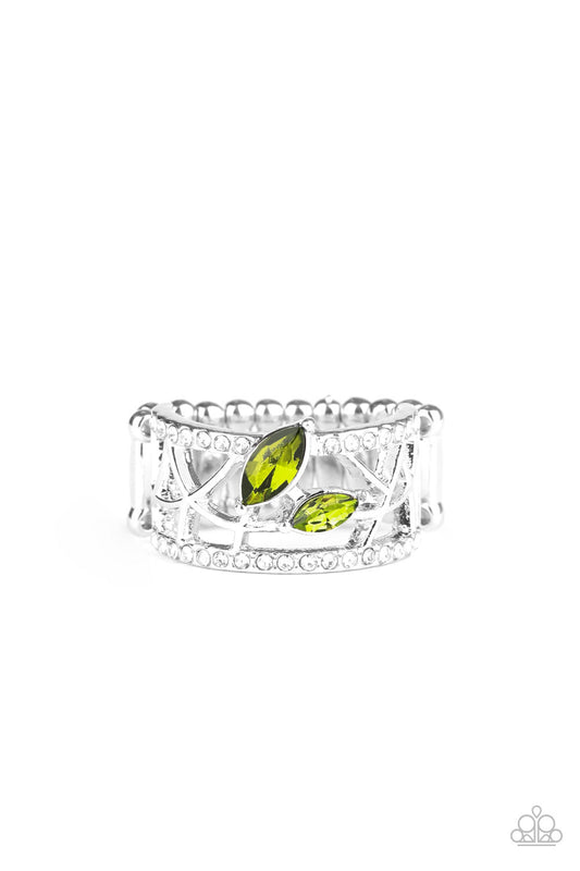 Paparazzi Rings - Tilted Twinkle - Green