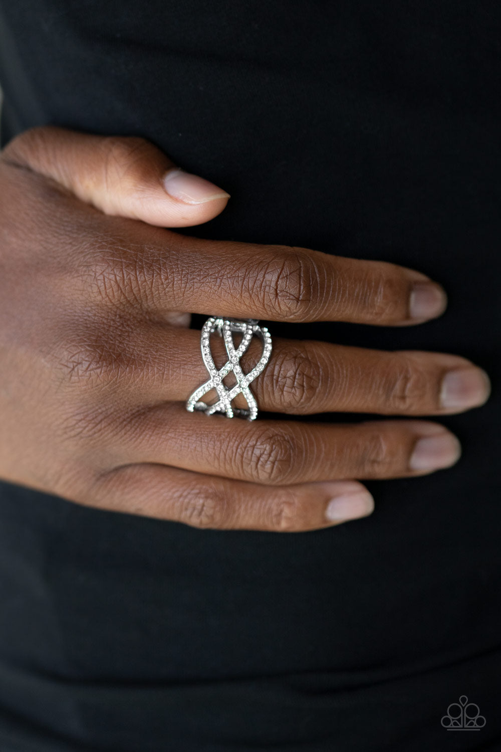 Paparazzi Rings - Cross Action Couture - White