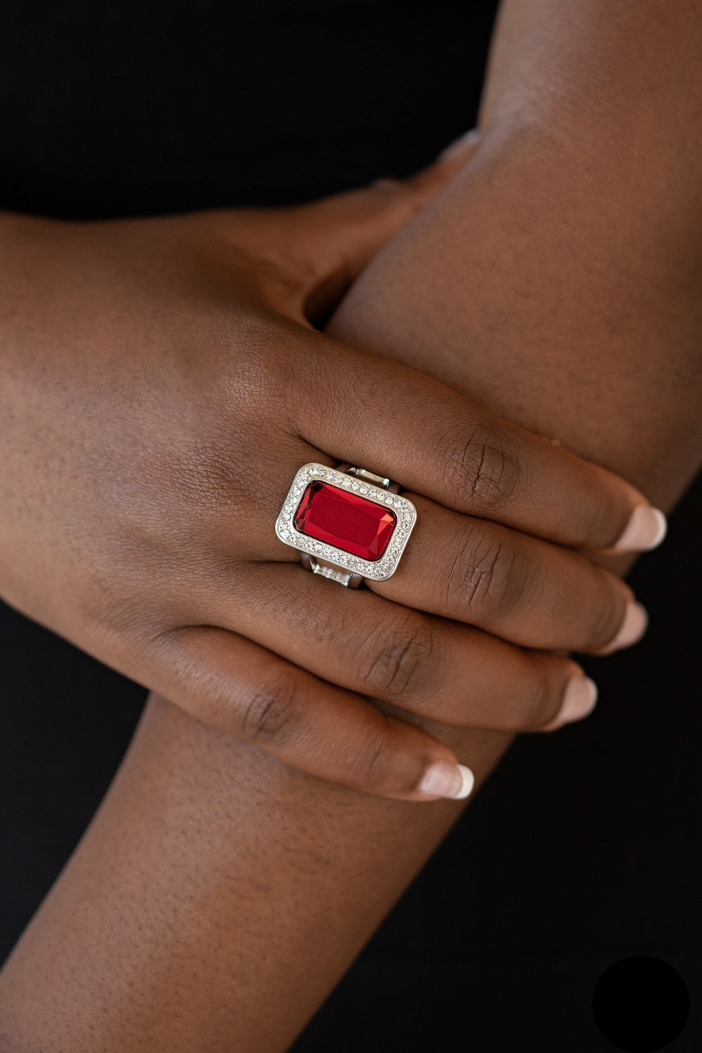 Paparazzi Rings - Crown Jewel Jubilee - Red
