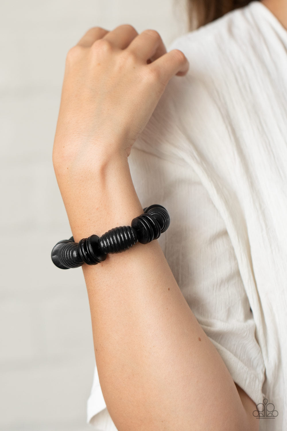 Paparazzi Bracelets - Caribbean Castaway - Black
