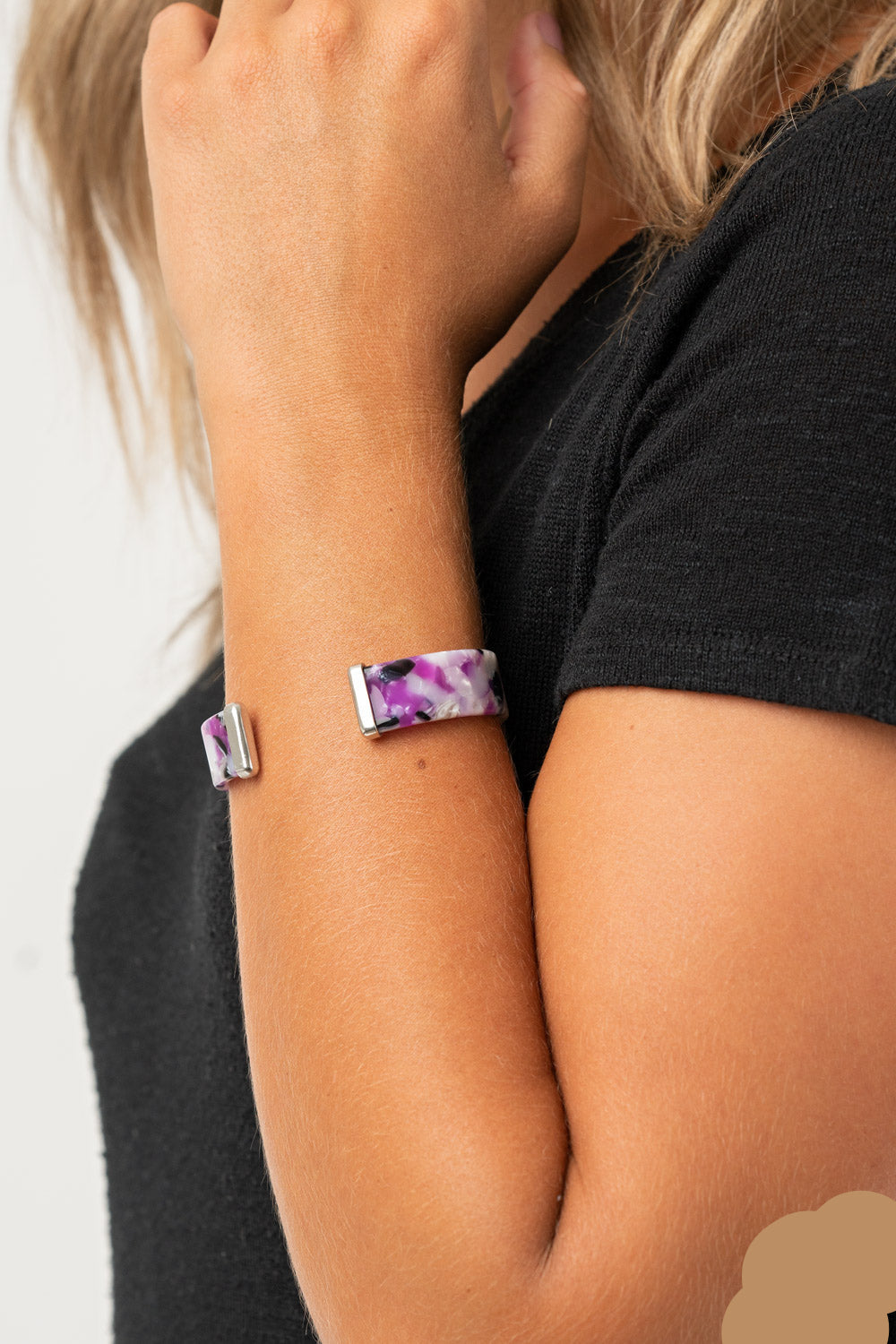 Paparazzi Bracelets - It's Getting Haute in Here - Purple Acrylic - B726