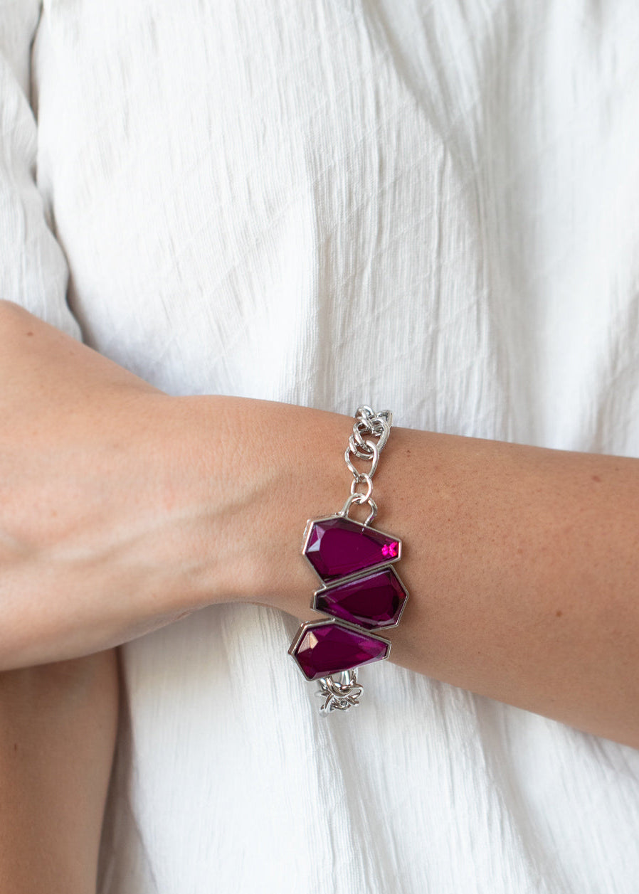 Paparazzi Bracelets - Raw Radiance - Pink