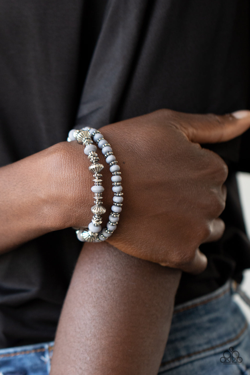 Paparazzi Bracelets - Cactus Quest - Silver
