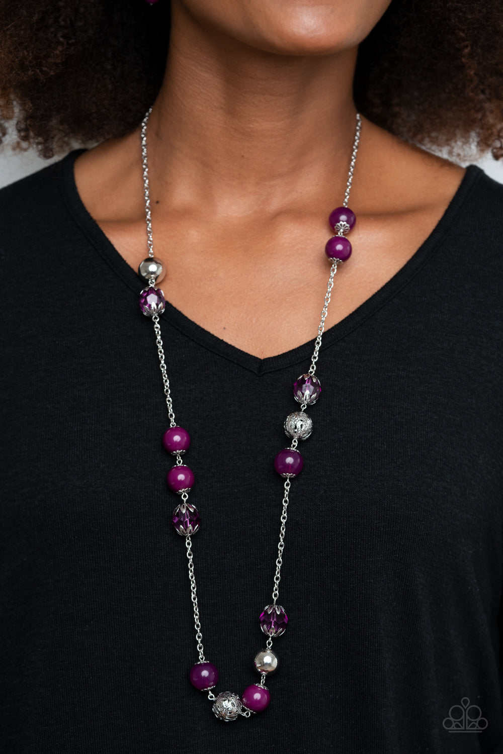 Paparazzi Necklaces - Fruity Fashion - Purple