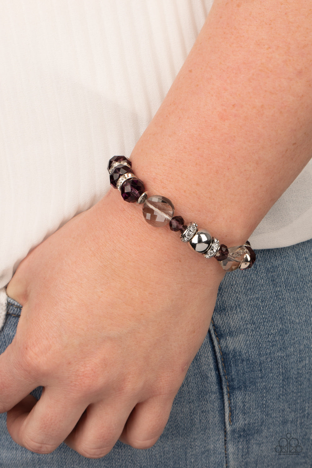 Paparazzi Bracelets - Treat Yourself - Purple