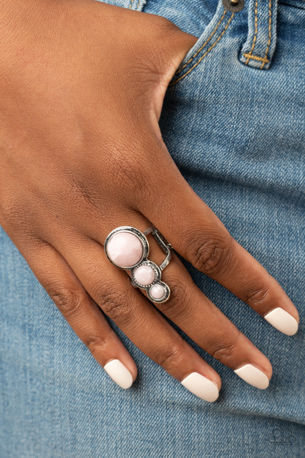 Paparazzi Rings - Marbled Magnificence - Pink