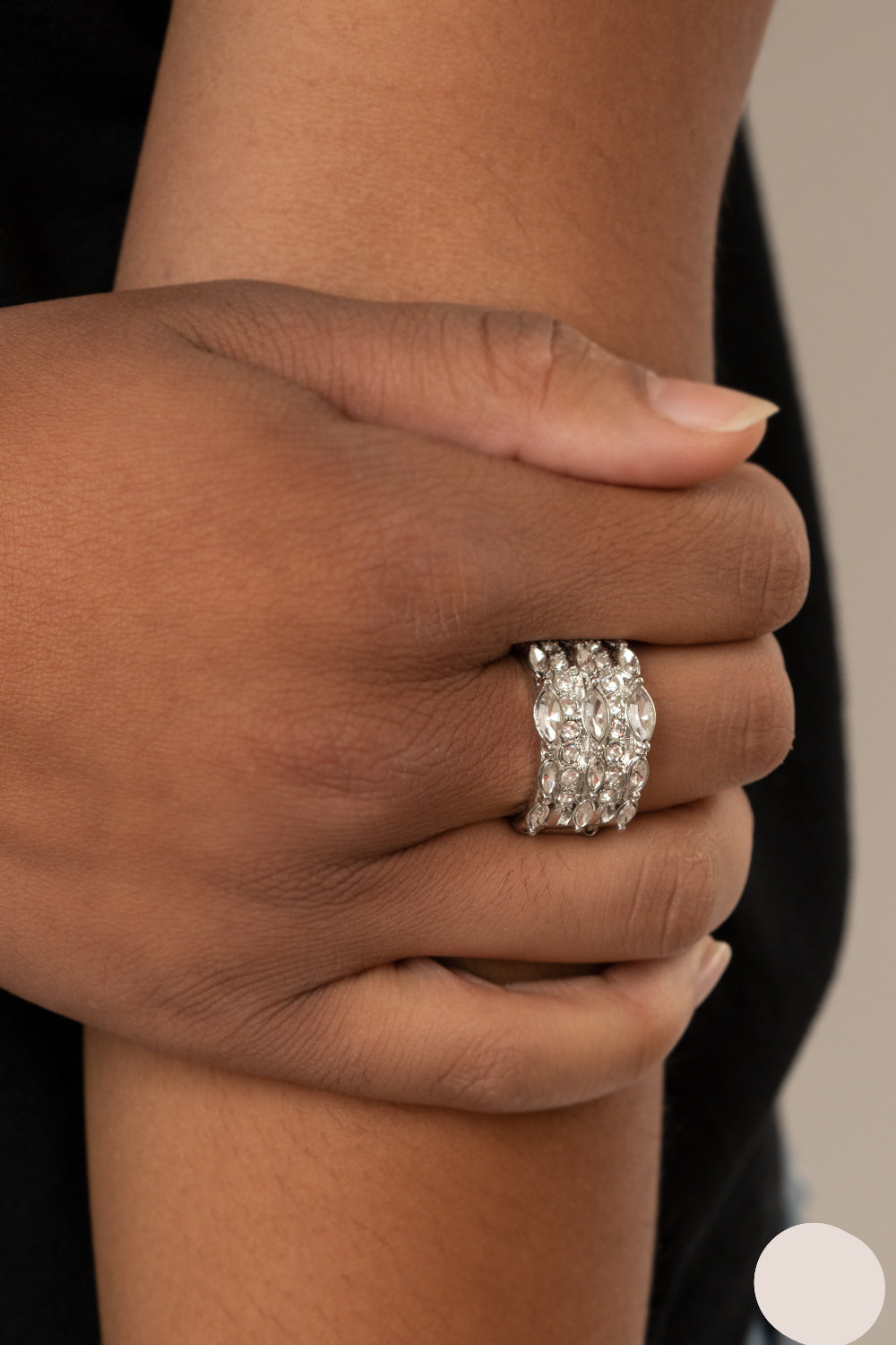 Paparazzi Rings - Diva Diadem - White