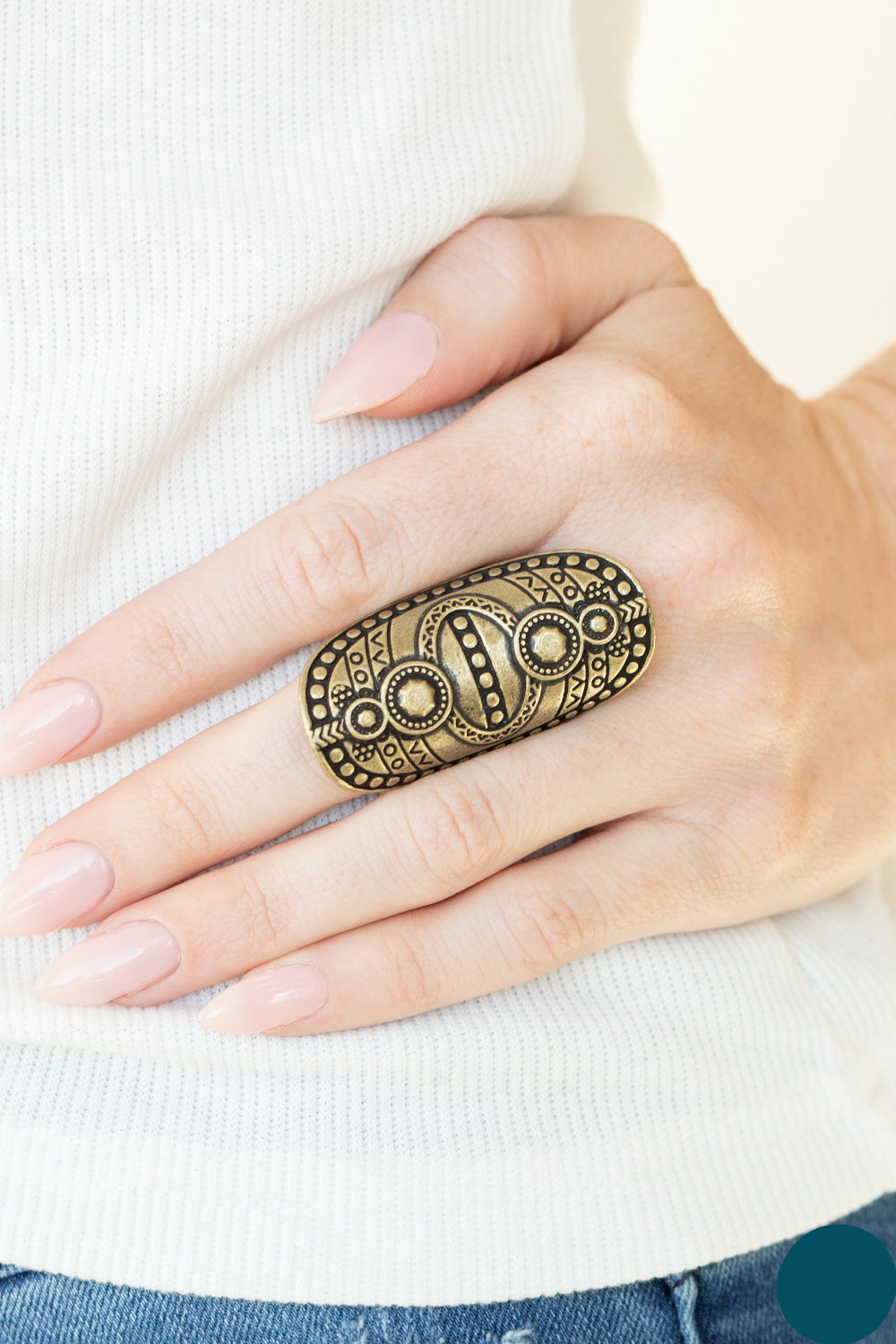 Paparazzi Rings - Tiki Trail - Brass