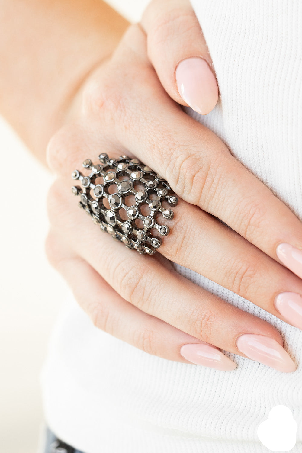 Paparazzi Rings - Fiercely Flashy - Black