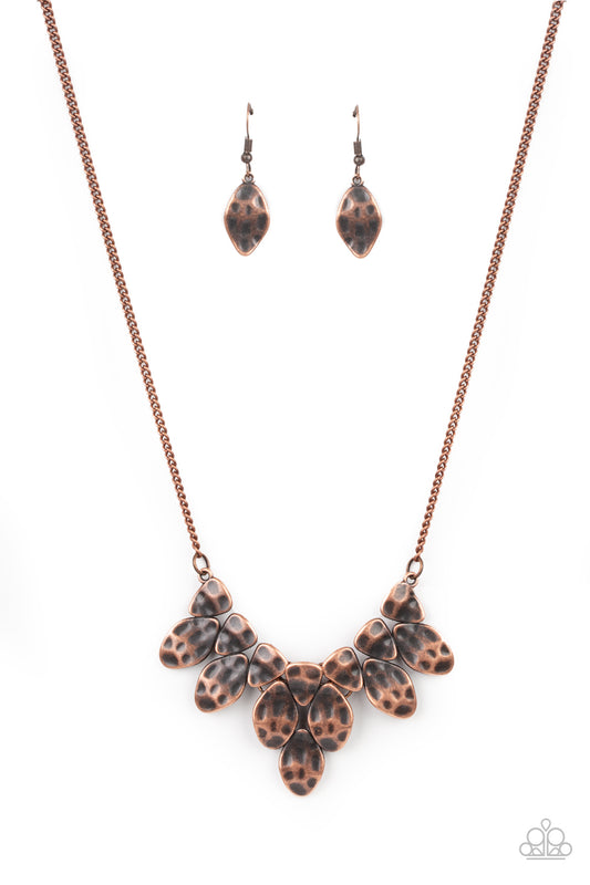 Paparazzi Necklaces - Rustic Smolder - Copper