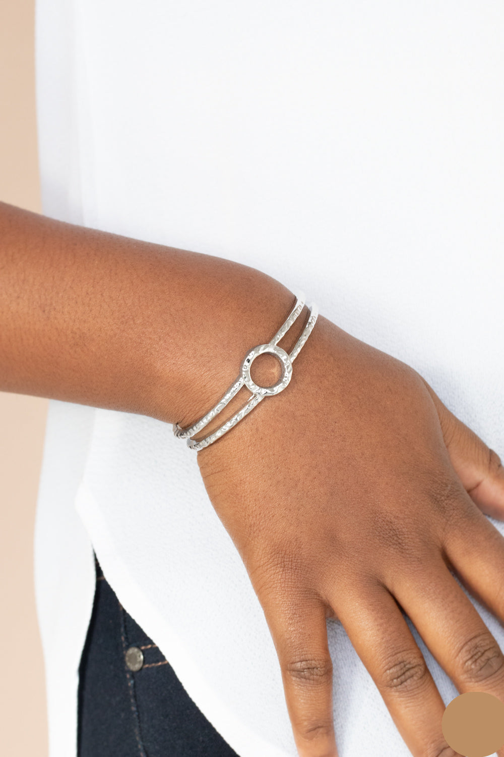 Paparazzi Bracelets - Historical Heirloom - Silver Cuff - B1074