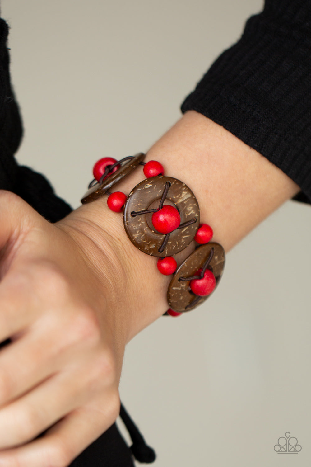 Paparazzi Bracelets - Island Adventure - Red