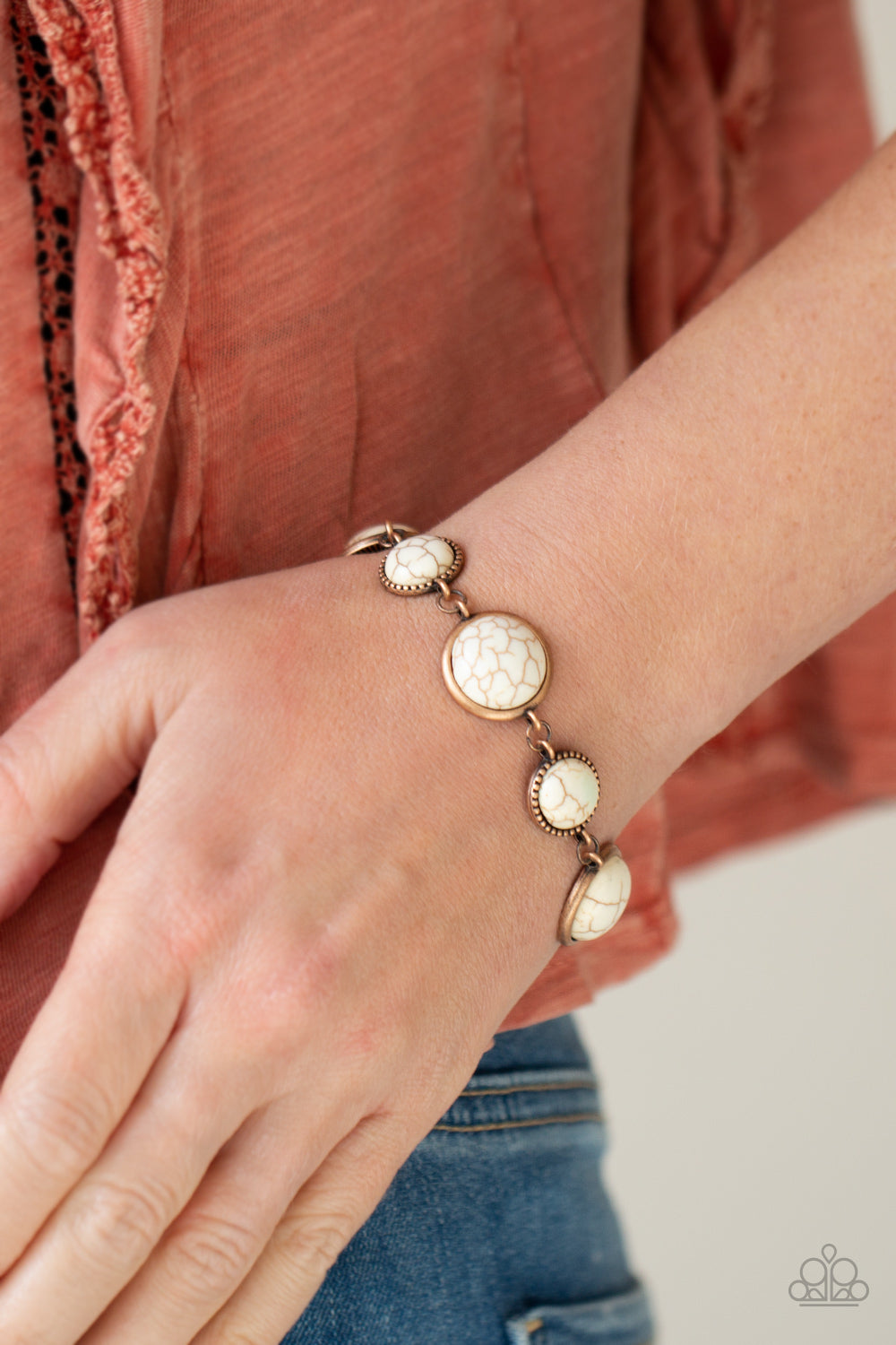Paparazzi Bracelets - Turn Up The Terra - Copper