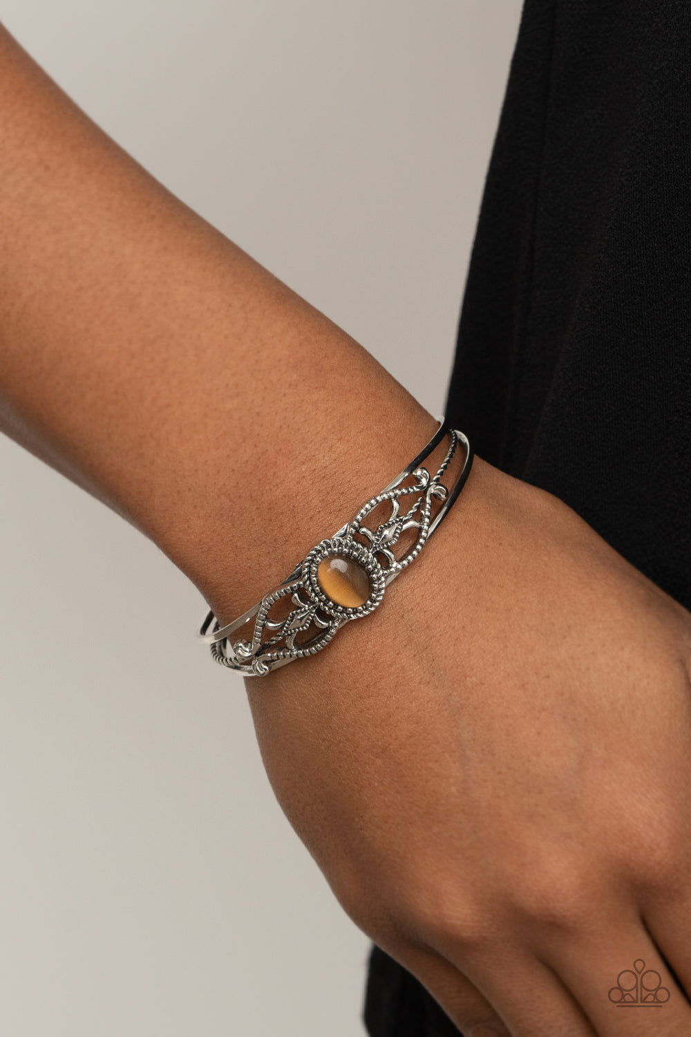 Paparazzi Bracelets - Wait and Seer - Brown